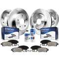 Detroit Axle - Brake Kit for 2011-2019 Ford Explorer Taurus 2012-2019 Flex 2011-2012 Lincoln MKS Disc Brake Rotors Ceramic Brake